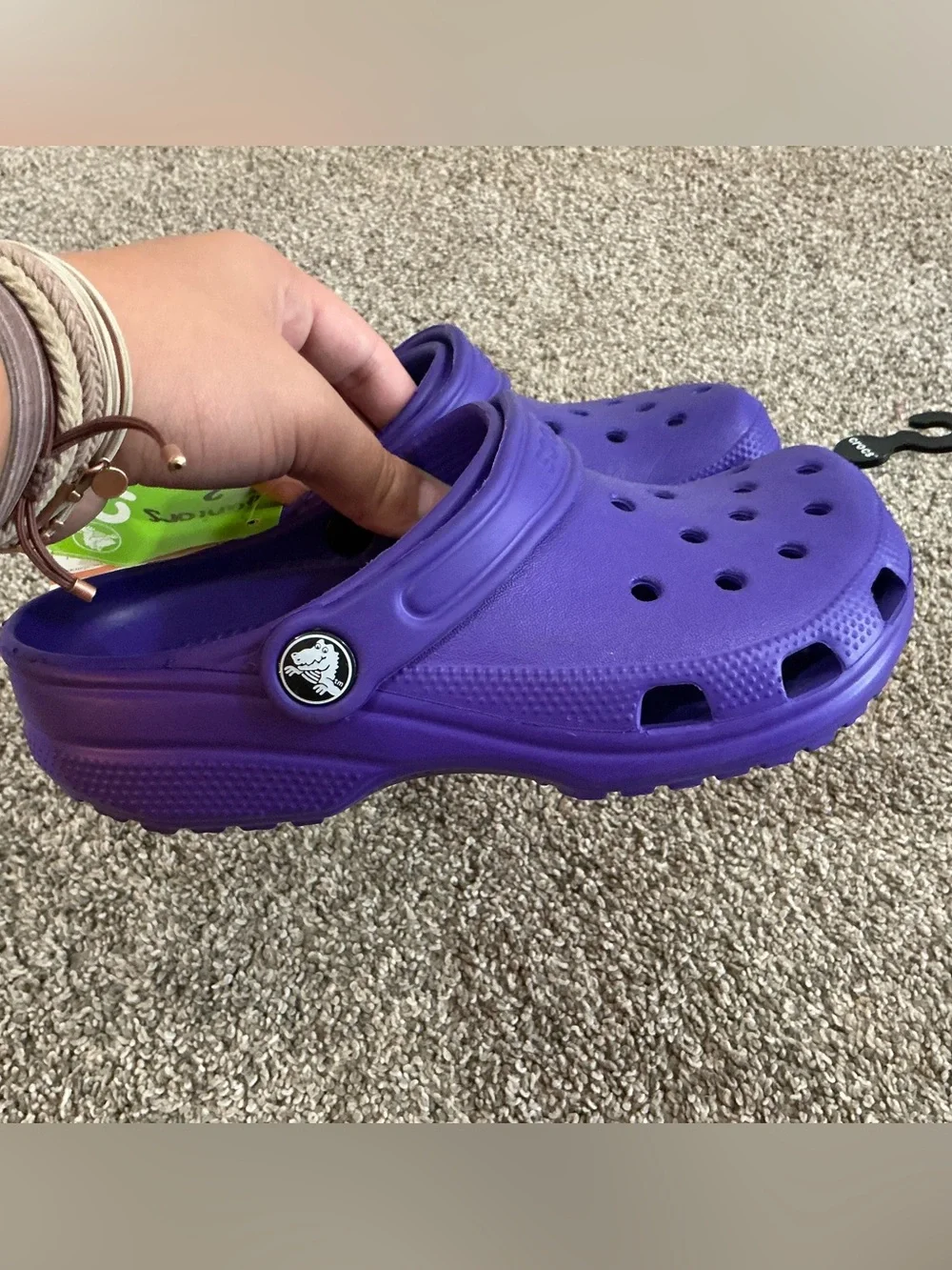 CROCS Kids Classic Clog in Purple